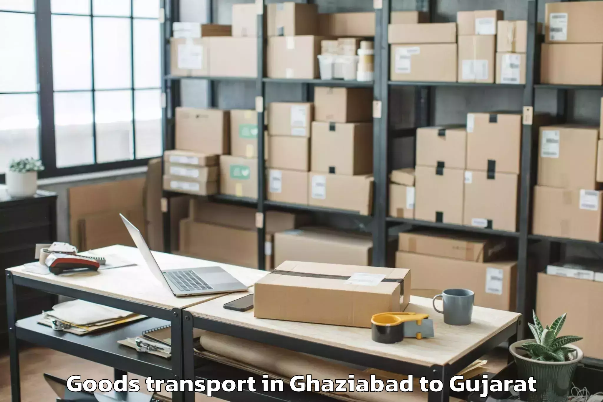 Get Ghaziabad to Jhalod Goods Transport